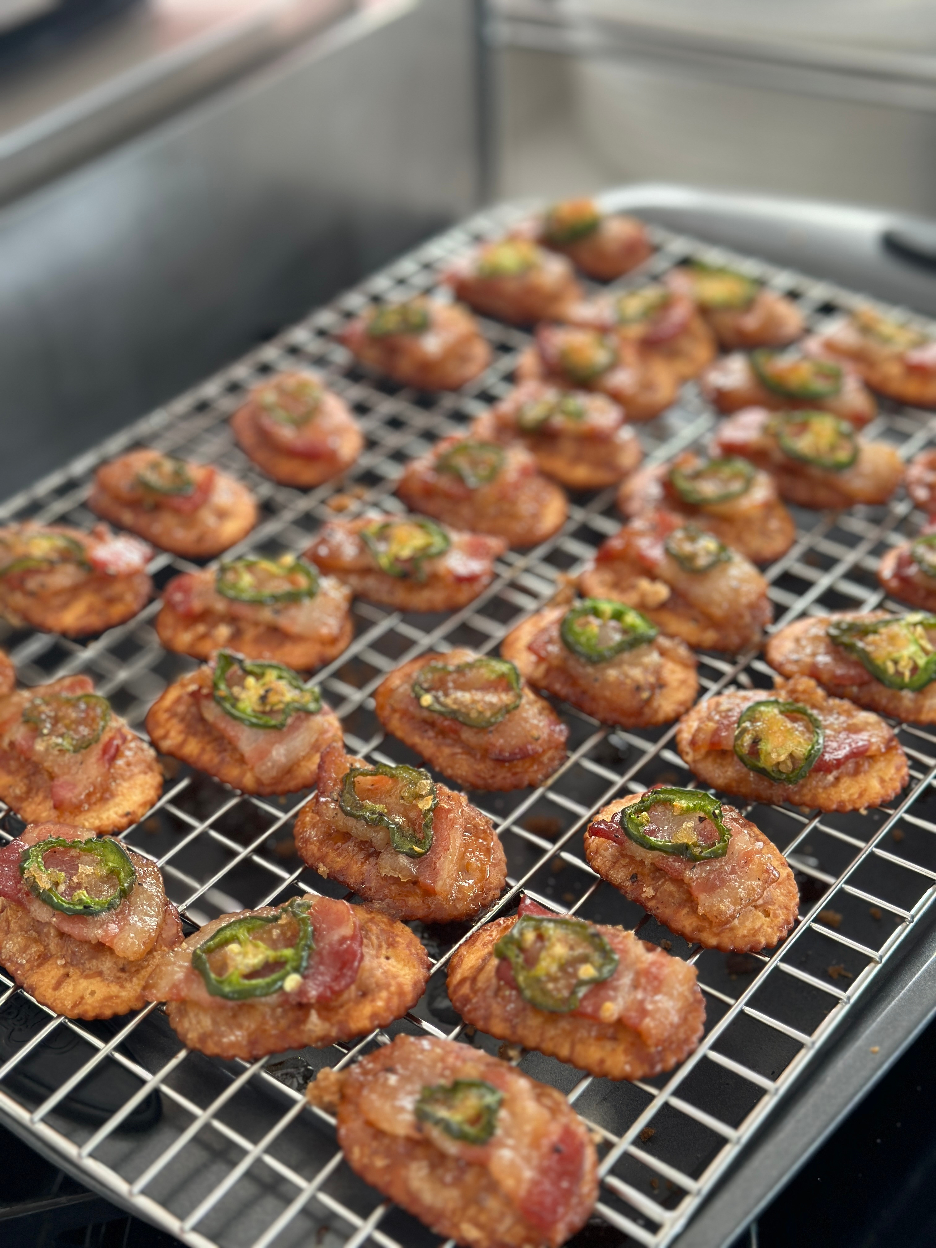 Spicy Bacon Crackers American Honey